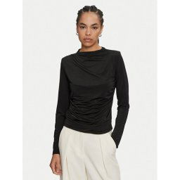 ACCESS FASHION Blúz 44-2035-310 Fekete Slim Fit