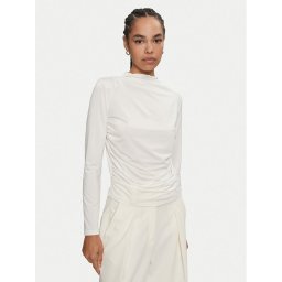 ACCESS FASHION Blúz 44-2035-310 Fehér Slim Fit