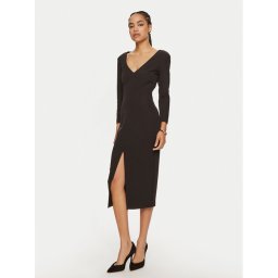 ACCESS FASHION Koktélruha 44-3329-468 Fekete Slim Fit