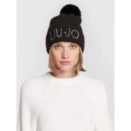 Liu Jo Sapka Ponpon Logo 2F2002 M0300 Fekete