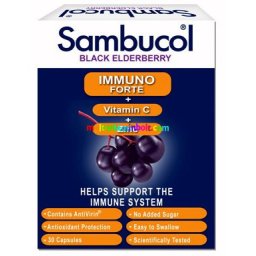 Sambucol Immuno Forte 30 db kapszula fekete bodzával