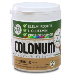 COLONUM 180 g béltisztító étrend-kiegészítő, magas rost és probiotikum, L-glutamin - Mannavita
