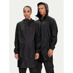 Rains Esőkabát Cargo Long Jacket W3 19850 Fekete Regular Fit