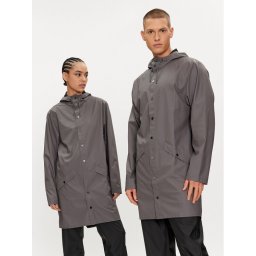 Rains Esőkabát Long Jacket W3 12020 Szürke Regular Fit