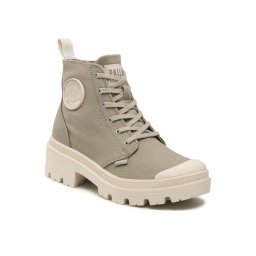 Palladium Bakancs Pallabase Twill 96907-297-M Zöld