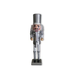 Fa Diótörő Figura Dobbal 38 cm