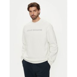 Armani Exchange Pulóver 6DZMBA ZJADZ 1116 Fehér Regular Fit