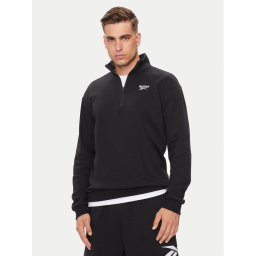 Reebok Pulóver Identity Small Logo 100202886 Fekete Relaxed Fit