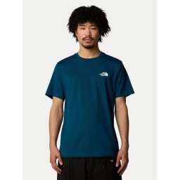 The North Face Póló Simple Dome NF0A87NG Sötétkék Regular Fit