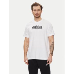 adidas Póló All SZN Graphic T-Shirt IC9821 Fehér Loose Fit