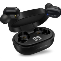 CONNECT IT True Wireless SensorTouch fülbe helyezhető fejhallgató mikrofonnal, fekete