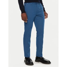 Boss Szövet nadrág Kaito1_T 50487754 Kék Slim Fit