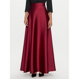 Rinascimento Maxi szoknya CFC0119875003 Bordó Regular Fit