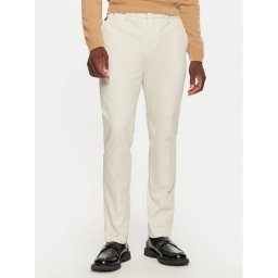 Boss Szövet nadrág Kaito1_T 50487754 Ekru Slim Fit