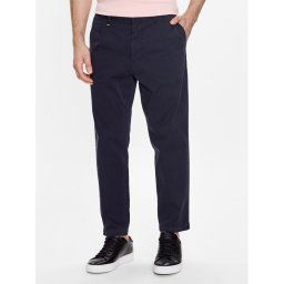 Boss Szövet nadrág 50489106 Sötétkék Slim Fit