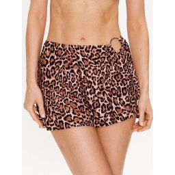 MICHAEL Michael Kors Szoknya Wildcat Cover Up MM9M612 Barna Waisted Fit