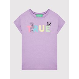 United Colors Of Benetton Póló DISNEY 3096G103N Lila Regular Fit