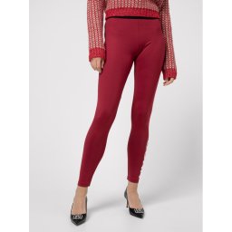 Hugo Leggings Delessie 50439062 Piros Slim Fit
