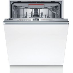 Bosch SMH4HVX00E Beépíthető mosogatógép, 14 teríték,9 L,6 prog.,46 dB,D,Felső evőeszk.,60 cm,Digit.kijelző,Autom.ajtónyit.nélkül