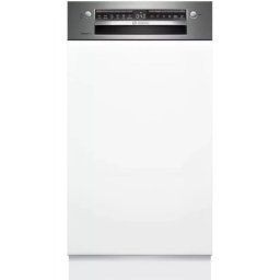 Bosch SPI4HMS49E Beépíthető mosogatógép, 10 teríték,9.5 L,6 prog.,44 dB,E,Felső evőeszk.,45 cm,Digit.kijelző,Autom.ajtónyit.nélkül