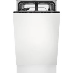 Electrolux EES42210L Beépíthető mosogatógép, 9 teríték,9.9 L,8 prog.,44 dB,E,Felső evőeszk.,45 cm,Digit.kijelző,Autom.ajtónyit.