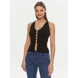 Guess Felső W4GR34 Z2YK2 Fekete Regular Fit
