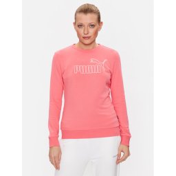 Puma Pulóver Essentials Elevated 674228 Rózsaszín Regular Fit