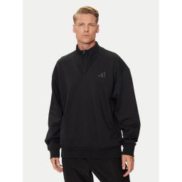 adidas Pulóver ALL SZN Fleece IX1250 Fekete Loose Fit