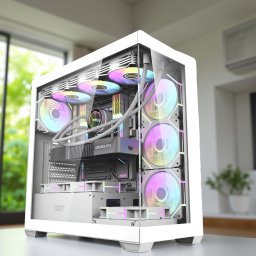 Supreme Gold i7-12700F/32DDR4/2TB NVME SSD/5060Ti 8GB/Vízhűtés/Aquarium Ház Gamer PC +Windows 11/10 Pro