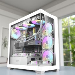Supreme Gold+ i7-12700F/32DDR5/1TB NVME SSD/5060Ti 8GB/Vízhűtés/Aquarium Ház Gamer PC +Windows 11/10 Pro