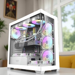 Supreme Gold+ i7-12700F/32DDR5/2TB NVME SSD/5060Ti 8GB/Vízhűtés/Aquarium Ház Gamer PC +Windows 11/10 Pro