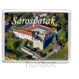 Sárospataki Rákóczi-vár hűtőmágnes (műanyag keretes)