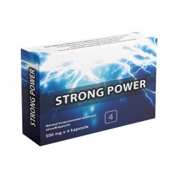 Strong Power Plus - étrend-kiegészítő kapszula férfiaknak (4 db)