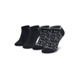 Calvin Klein 2 pár unsiex bokazokni 701218714 Fekete