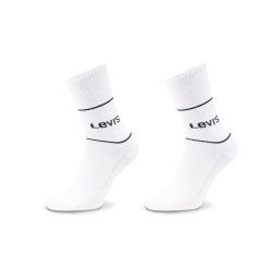 Levi's® 2 pár hosszú szárú unisex zokni 701210567 Fehér