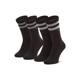 Calvin Klein 2 pár hosszú szárú unisex zokni 701218711 Fekete