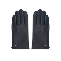 Tommy Hilfiger Férfi kesztyű Essential Flag Leather Gloves AM0AM11482 Sötétkék