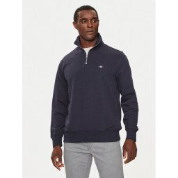 Gant Pulóver Reg Shield Half Zip Sweat 2008005 Sötétkék Regular Fit