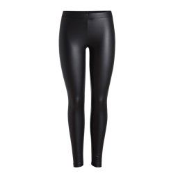 Pieces Leggings New Shiny 17078199 Fekete Slim Fit