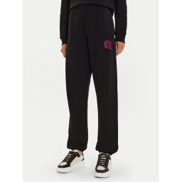KARL LAGERFELD Melegítő alsó 246W1012 Fekete Regular Fit