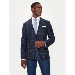 Boss Zakó H-Hutson 50527998 Sötétkék Slim Fit