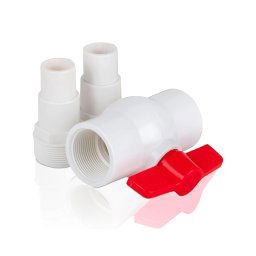 GRE golyóscsap medence gégecsőhöz - ø32/38mm