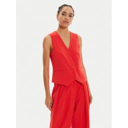 STAUD Öltönymellény Brett R24P1100ST Piros Regular Fit