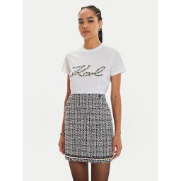 KARL LAGERFELD Miniszoknya 246W1200 Színes Regular Fit