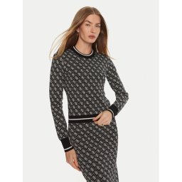 Guess Ceruzaszoknya Lise W4BD53 Z37K0 Fekete Slim Fit
