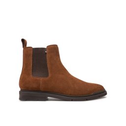 Tommy Hilfiger Bokacsizma Flexible Hilfiger Suede Chelsea FM0FM05102 Barna