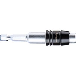 FORTUM bittartó szár, 1/4", 60mm; CV. Quick-Lock gyorskioldó, mágneses, bliszteren