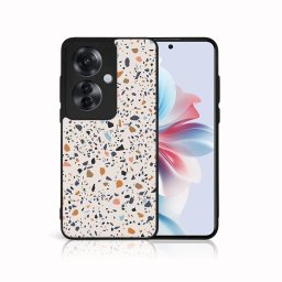 PROTEMIO MY ART Védőburkolat Oppo Reno11 F számára 5G BÉZS TERRAZZO (162)