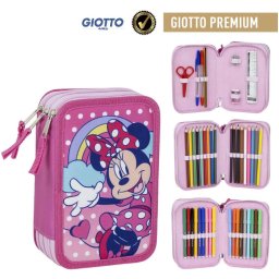Disney Minnie töltött tolltartó 3 emeletes Nr6