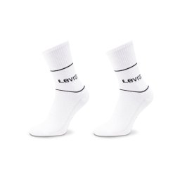 Levi's® 2 pár hosszú szárú unisex zokni 701210567 Fehér